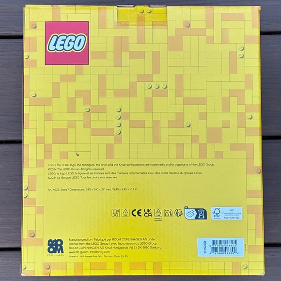 Lego Green Skeleton Head LARGE Storage Container Toy Organization Bin Stackable - Picture 8 of 8